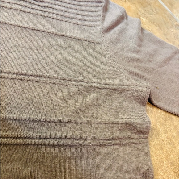 Chico’s Long Sleeve Brown Sweater Size 1 NWOT - Picture 10 of 11